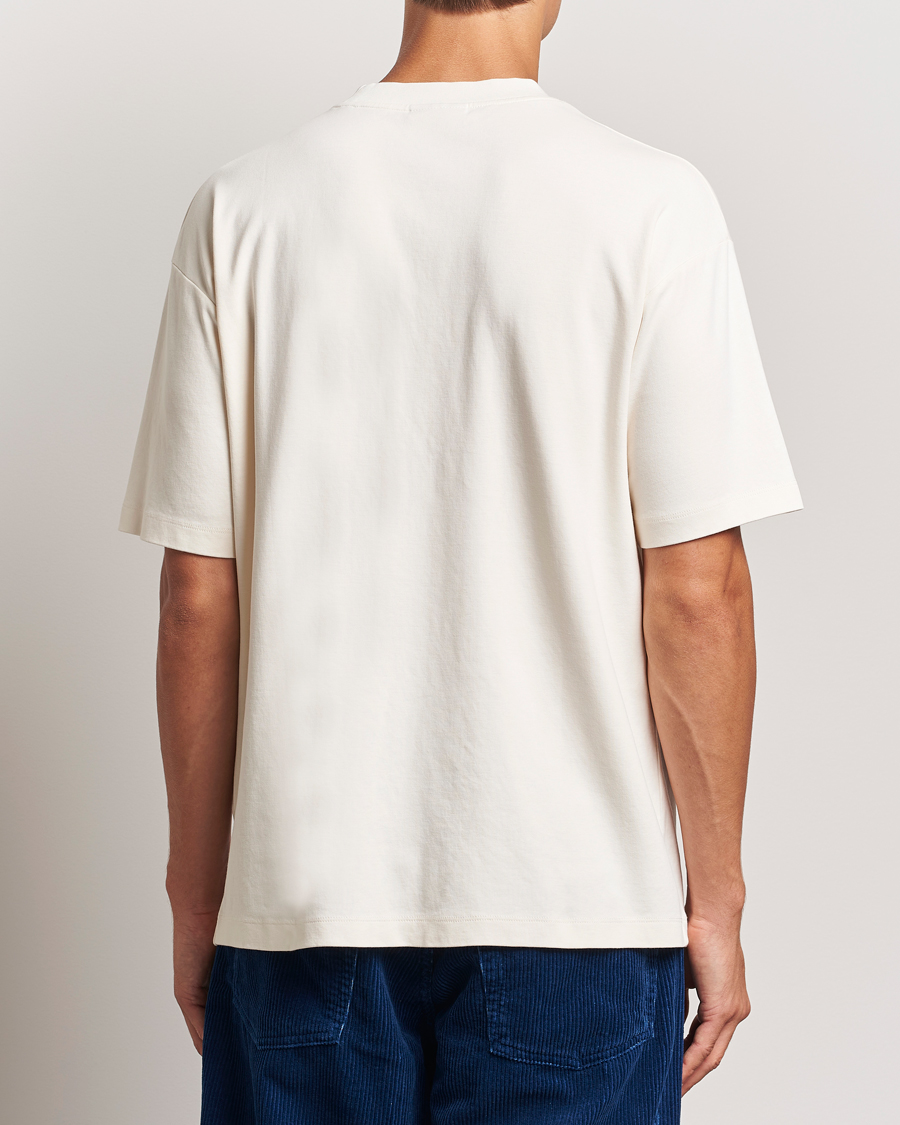 Heren | T-shirts | Drôle de Monsieur | Balade Printed T-Shirt Cream