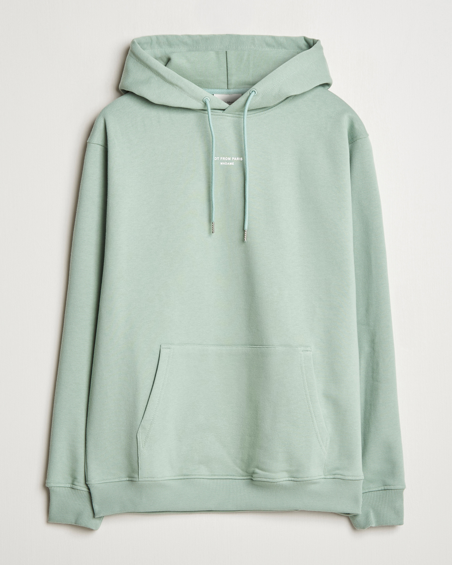 Heren | Truien | Drôle de Monsieur | Classic Slogan Hoodie Water Green