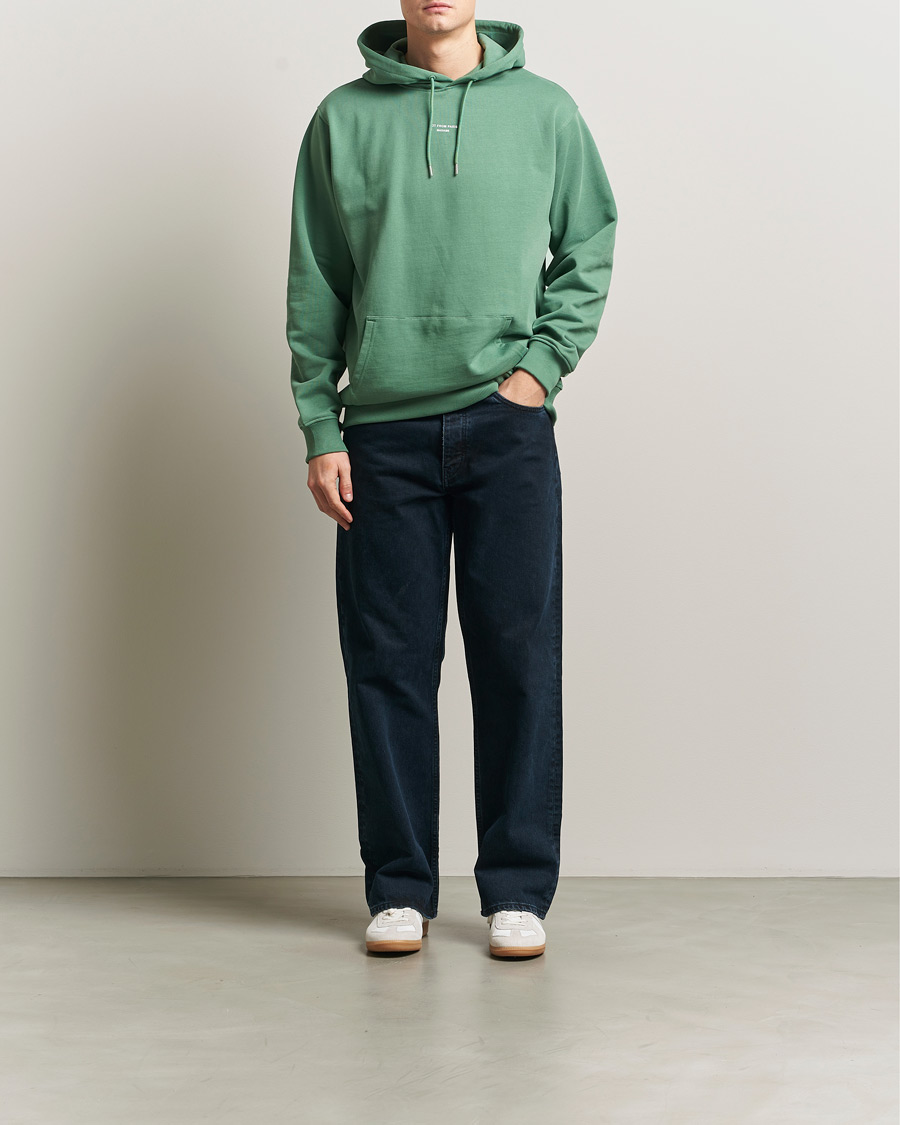 Heren | Truien | Drôle de Monsieur | Classic Slogan Hoodie Water Green