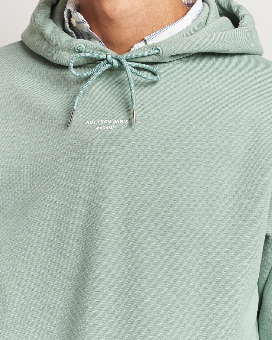 Heren | Truien | Drôle de Monsieur | Classic Slogan Hoodie Water Green