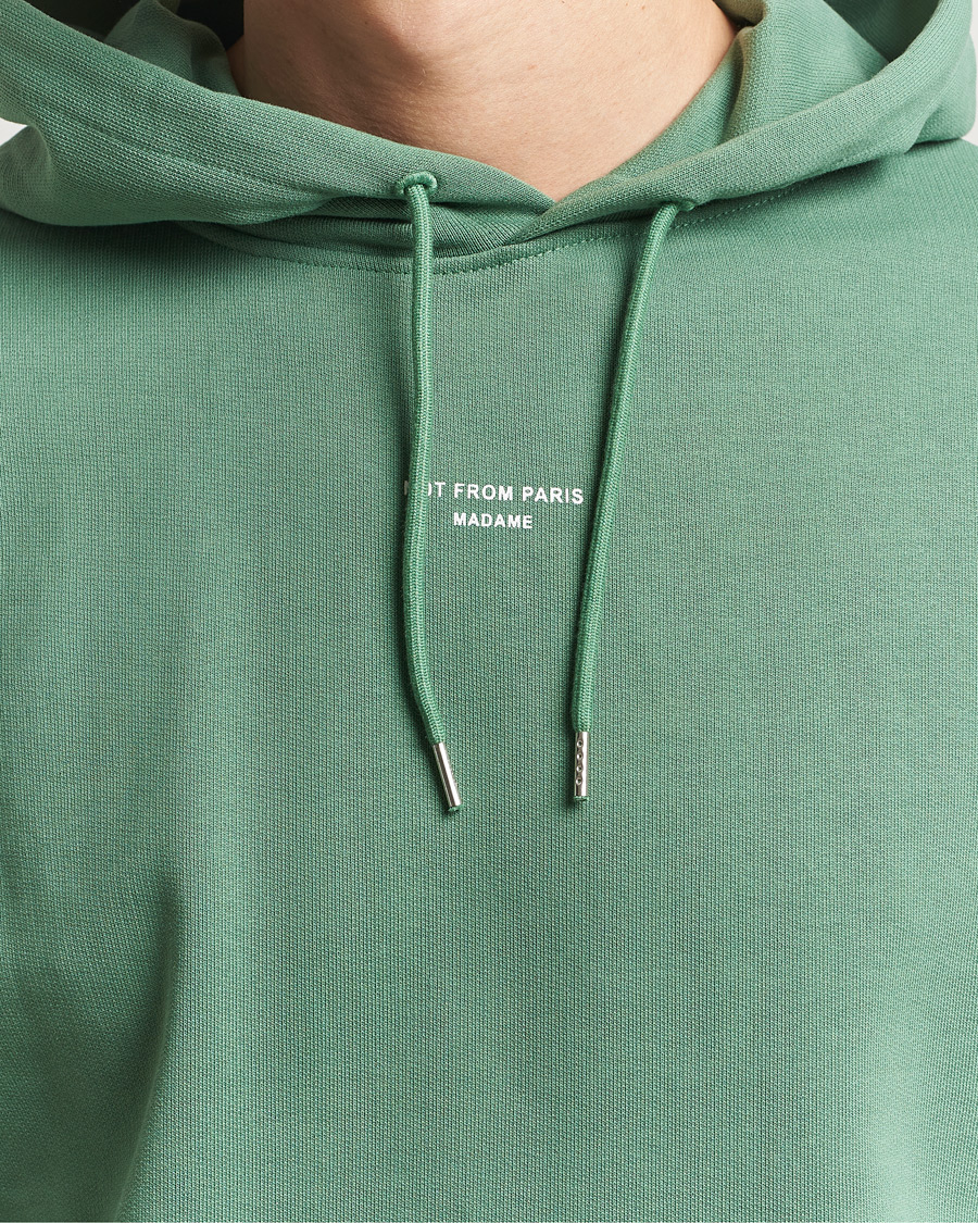 Heren | Truien | Drôle de Monsieur | Classic Slogan Hoodie Water Green