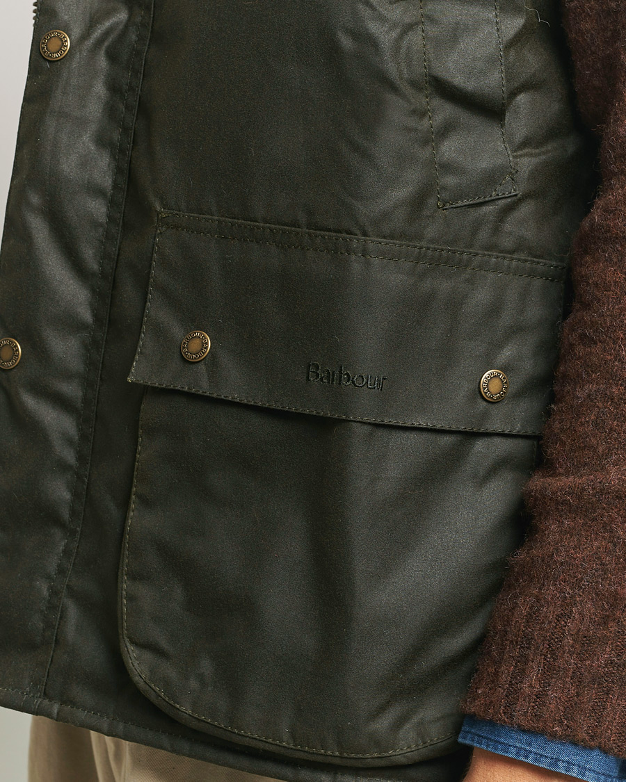 Heren | Jassen | Baracuta | x Barbour Wax Gilet Olive