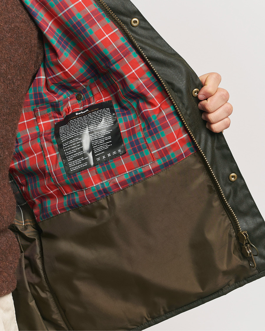 Heren | Jassen | Baracuta | x Barbour Wax Gilet Olive