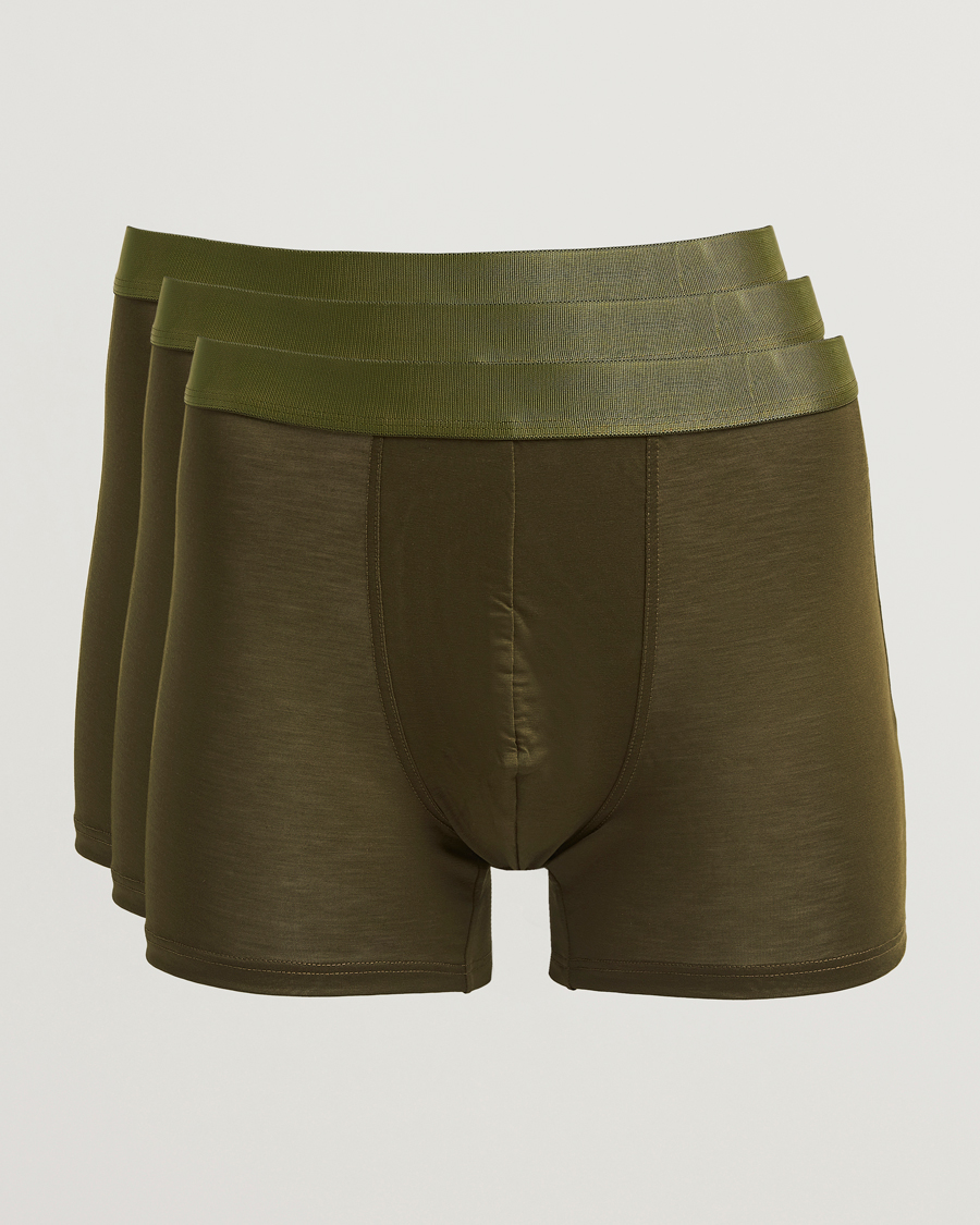 Heren | Ondergoed | CDLP | 3-Pack Boxer Briefs Olive Green