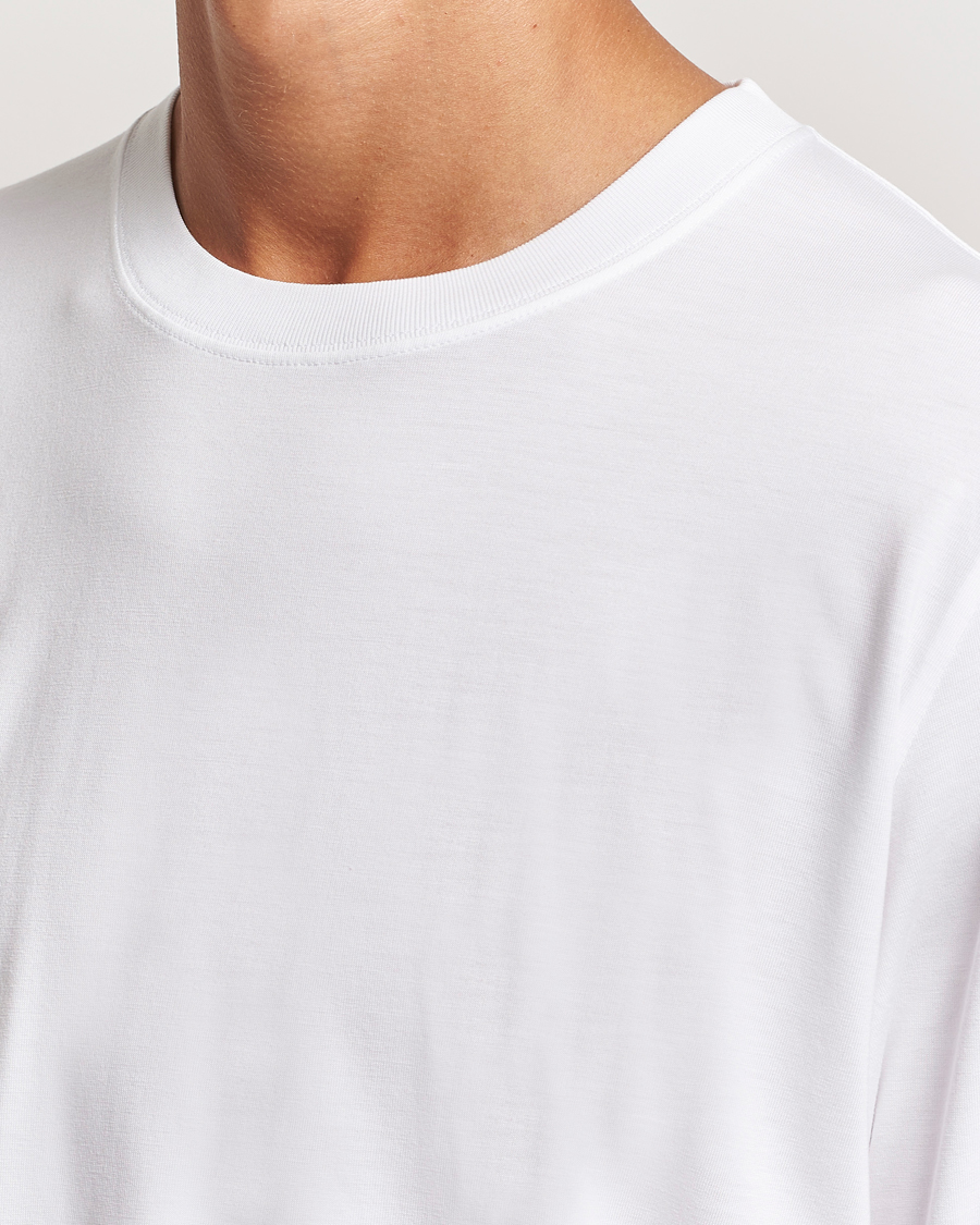 Heren | T-shirts | CDLP | Midweight Long Sleeve T-Shirt White