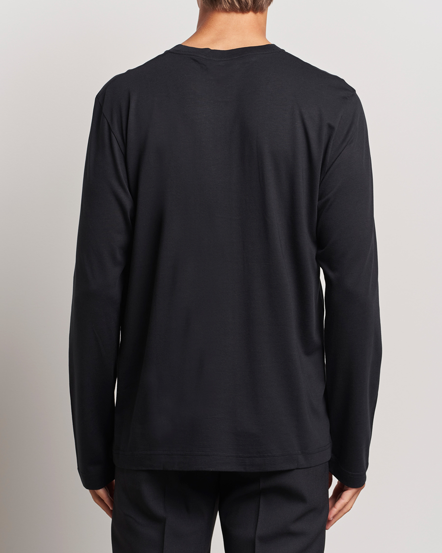 Heren | T-shirts | CDLP | Midweight Long Sleeve T-Shirt Black