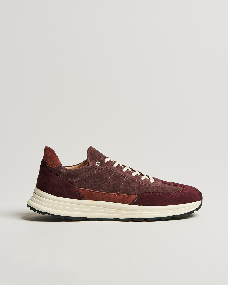 Heren | CQP Renna Suede Runner Burgundy | CQP | Renna Suede Runner Burgundy