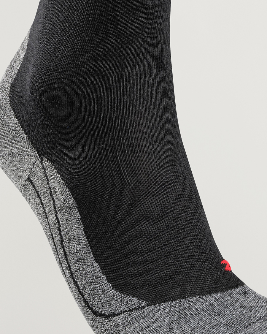 Heren | Ondergoed | Falke Sport | RU4 Endurance Wool Running Socks Black Mix