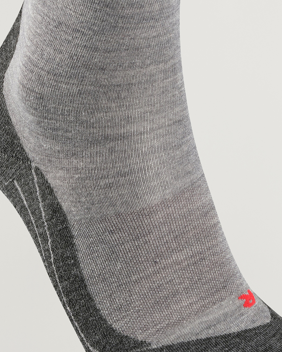 Heren | Ondergoed | Falke Sport | RU4 Endurance Wool Running Socks Light Grey Mel