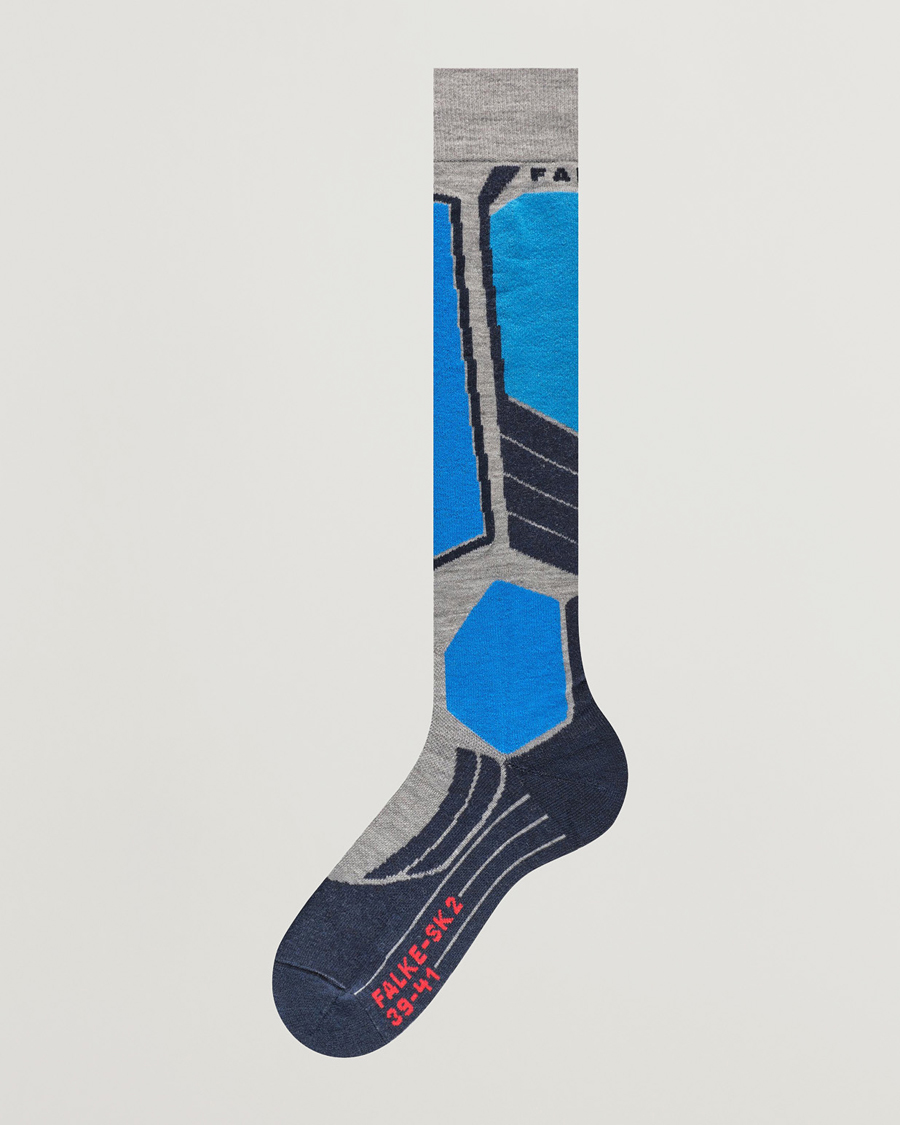 Heren | Ondergoed | Falke Sport | SK2 Intermediate Wool Knee High Socks Light Grey