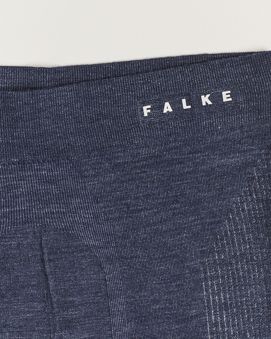 Heren | Ondergoed | Falke Sport | Wool Tech Tights Space Blue