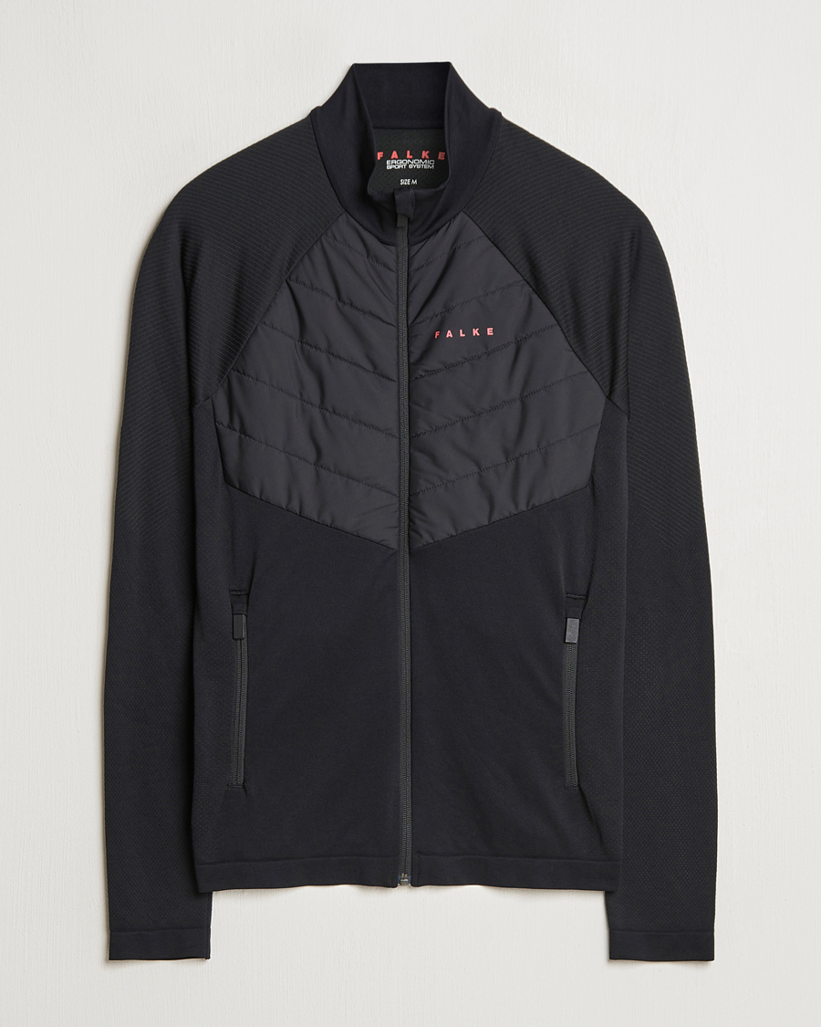 Heren | Truien | Falke Sport | Running Jacket Black