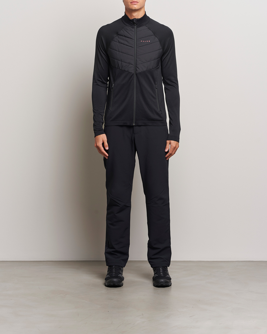 Heren | Truien | Falke Sport | Running Jacket Black