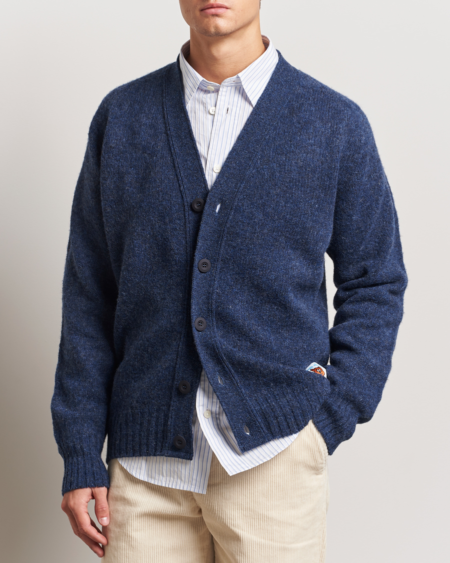 Heren | Truien | Howlin' | Shaggy Bear Cardigan Denim