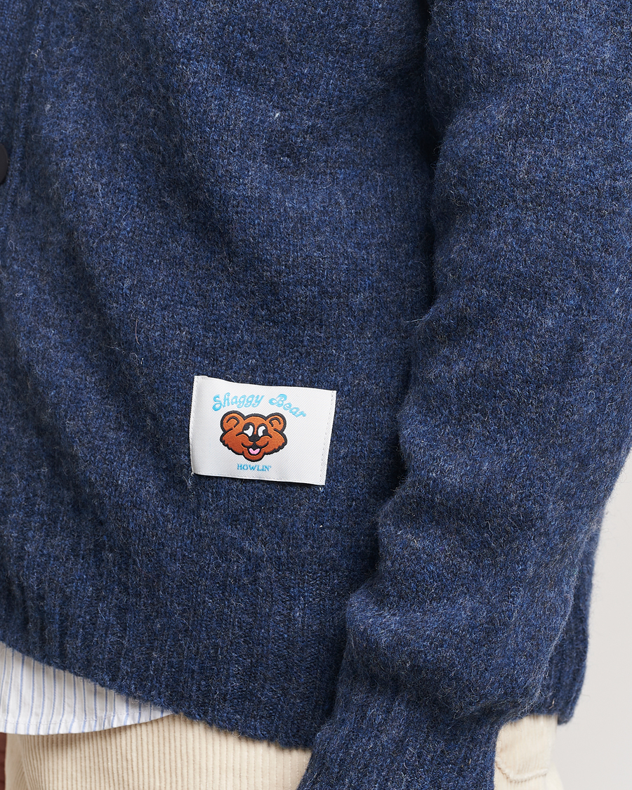 Heren | Truien | Howlin' | Shaggy Bear Cardigan Denim