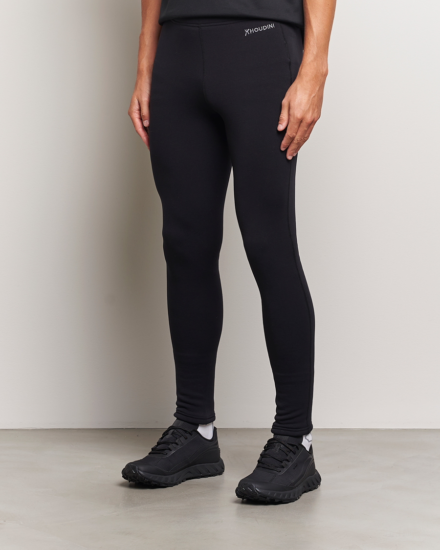 Heren | Broeken | Houdini | Long Power Tights True Black