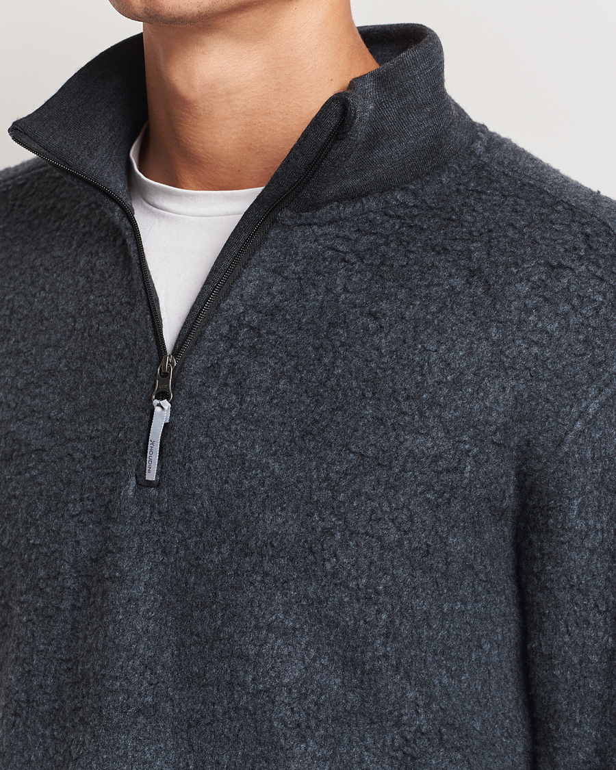 Heren | Truien | Houdini | Alto Merino Half Zip True Black