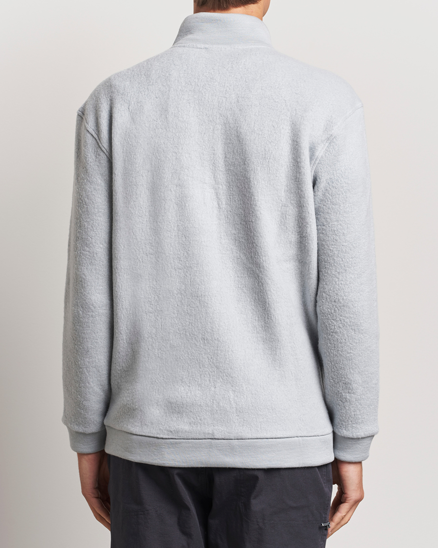 Heren | Truien | Houdini | Alto Wool/Tencel Half Zip Cloudy Grey