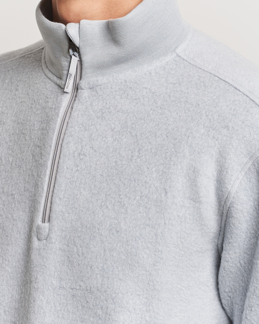 Heren | Truien | Houdini | Alto Wool/Tencel Half Zip Cloudy Grey