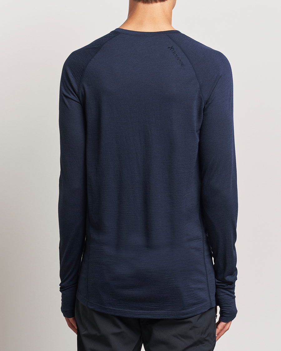 Heren | Truien | Houdini | Desoli Merino Light Crew Blue Illusion