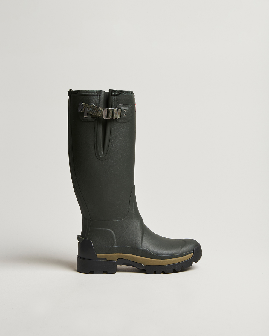 Heren | Overschoenen & Rubberlaarzen | Hunter | Boots Balmoral Side Adjustable Neo Boot Dark Olive