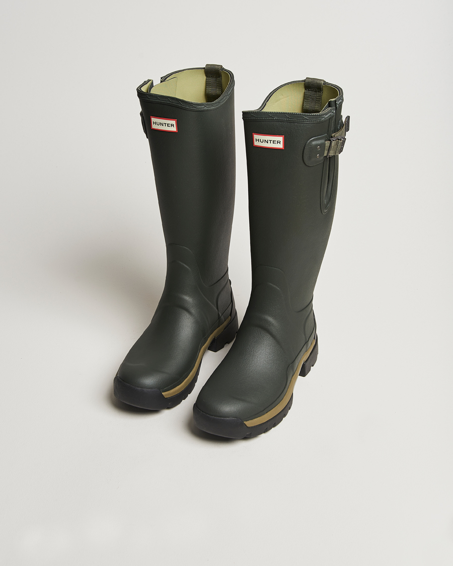 Heren | Overschoenen & Rubberlaarzen | Hunter | Boots Balmoral Side Adjustable Neo Boot Dark Olive
