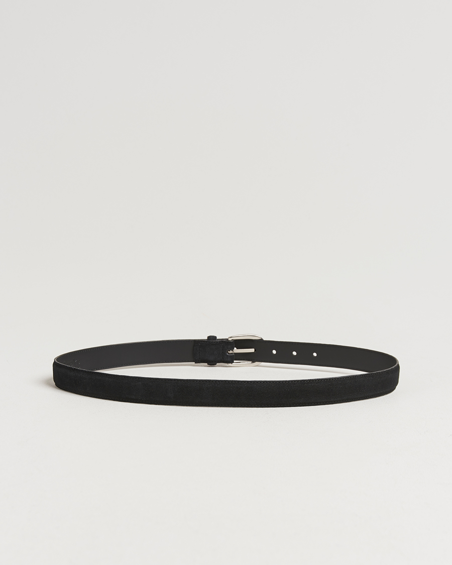 Heren | Riemen | Loake 1880 | Harry Suede Belt Black