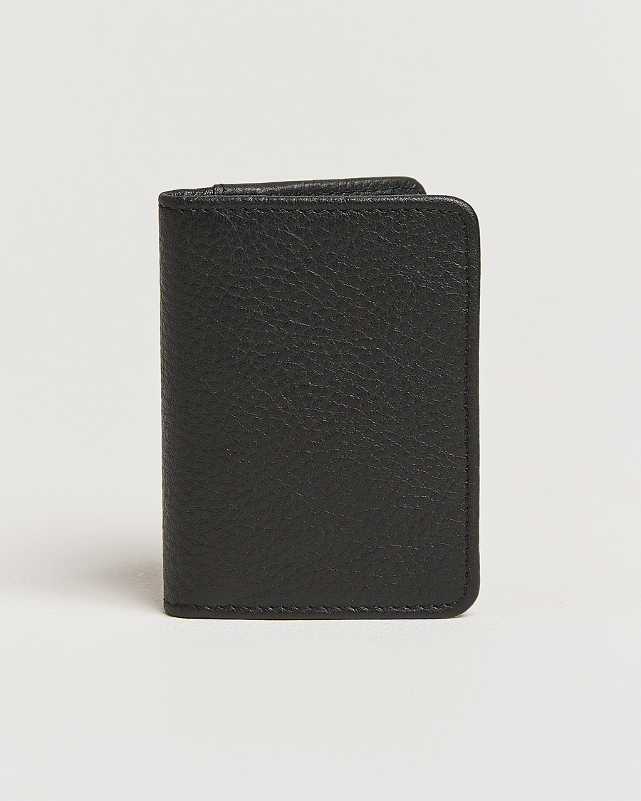 Heren | Portemonnees | Loake 1880 | Fenchurch Grained Leather Card Holder Black