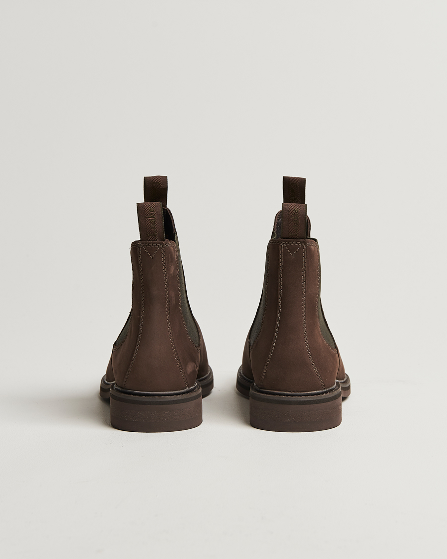 Heren | Laarzen | Loake Shoemakers | Ducksworth Waterproof Chelsea Boot Brown Nubuck