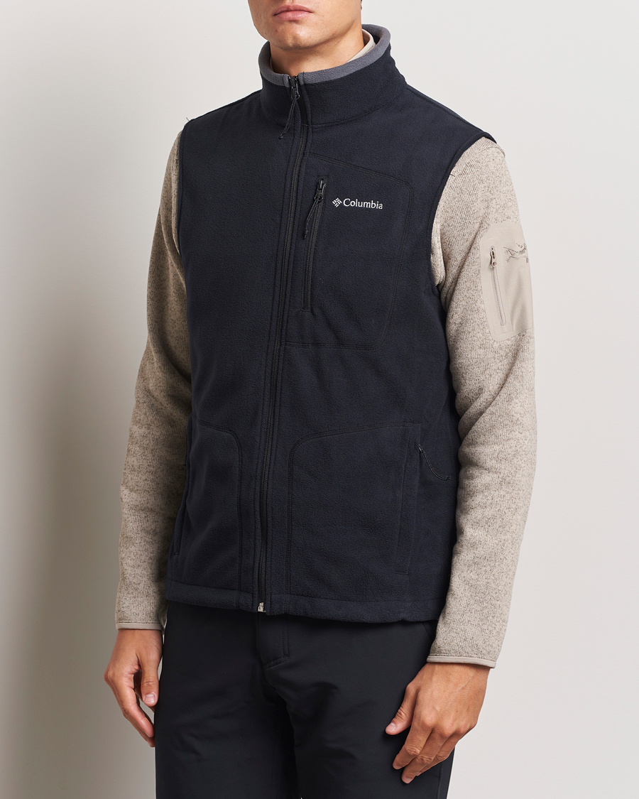 Heren | Gilets | Columbia | Fast Trek Full Zip Fleece Vest Black