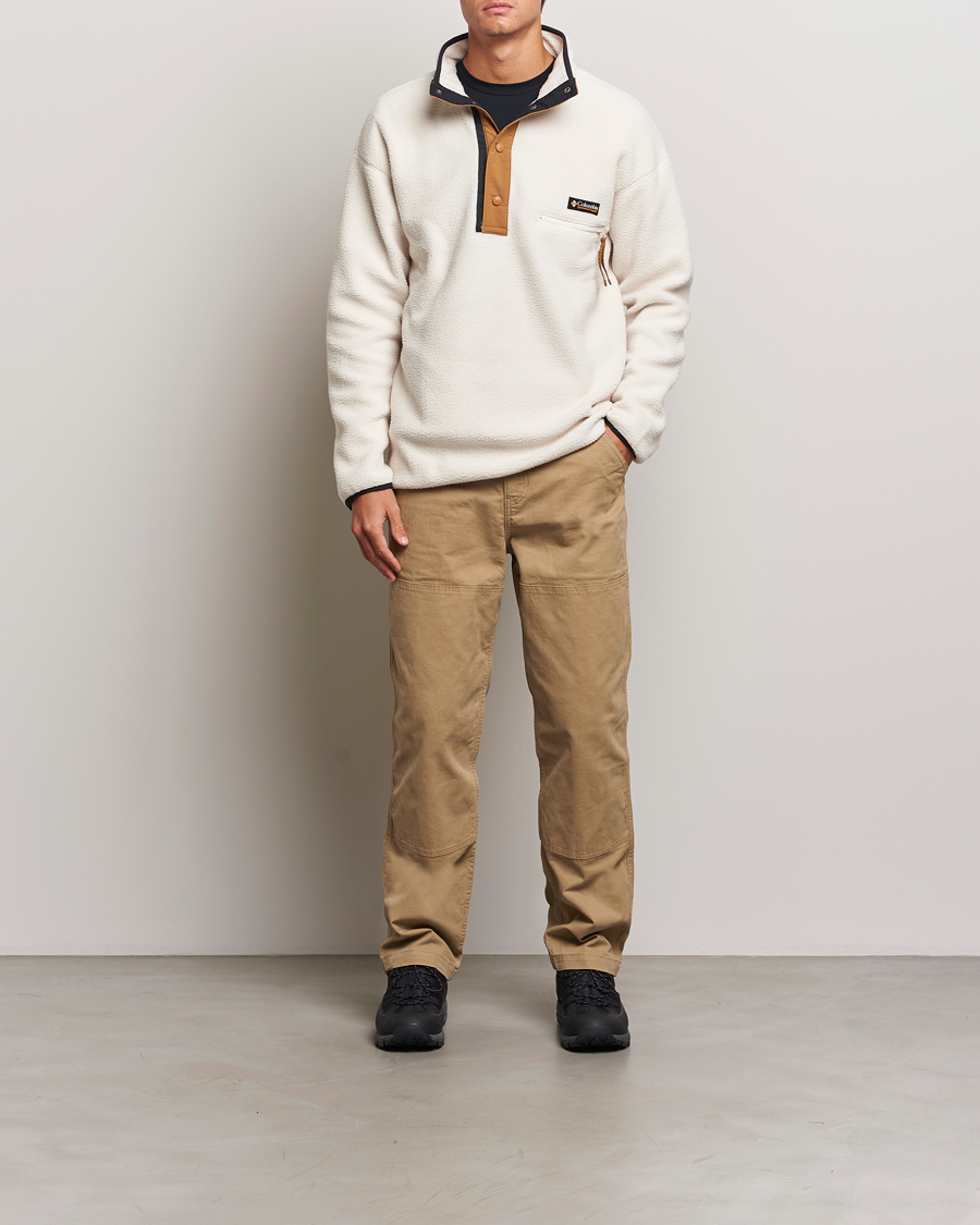 Heren | Truien | Columbia | Helvetia Half Snap Fleece Chalk