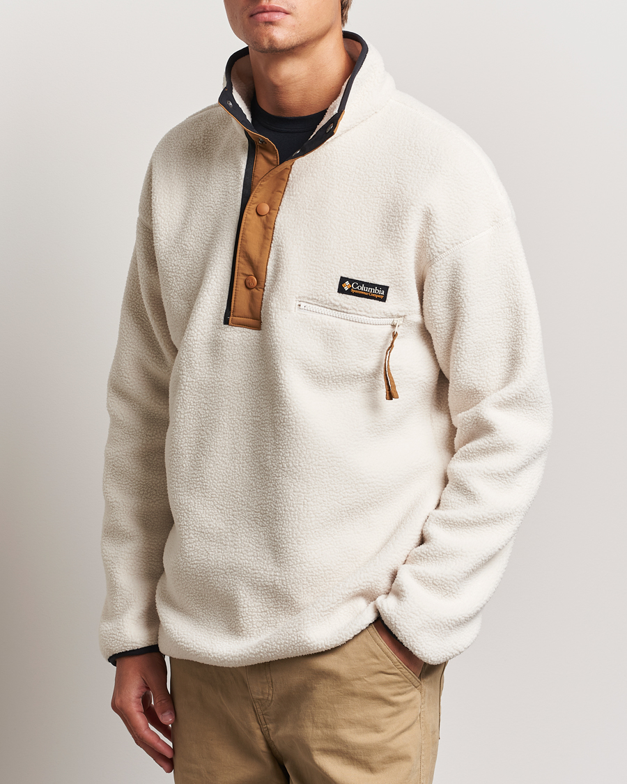Heren | Truien | Columbia | Helvetia Half Snap Fleece Chalk