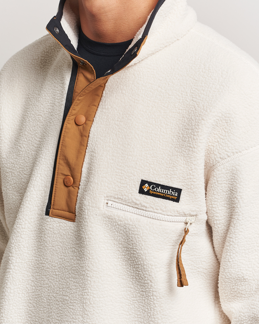 Heren | Truien | Columbia | Helvetia Half Snap Fleece Chalk