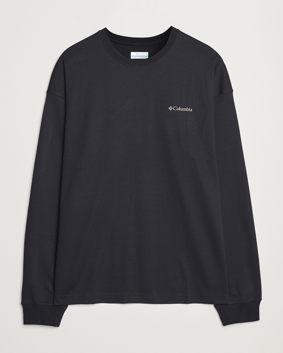 Heren | T-shirts | Columbia | Duxbery Relaxed Long Sleeve T-Shirt Black