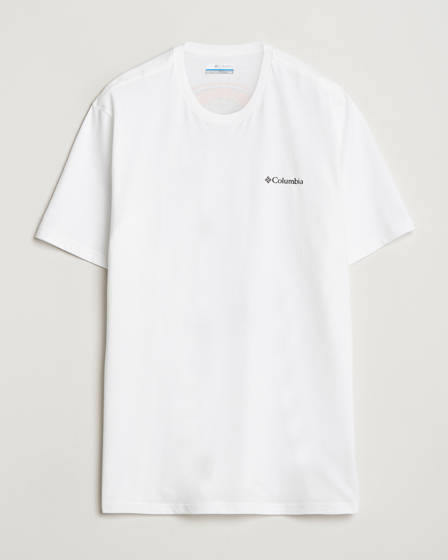Heren | T-shirts | Columbia | Rockaway River Back T-Shirt White