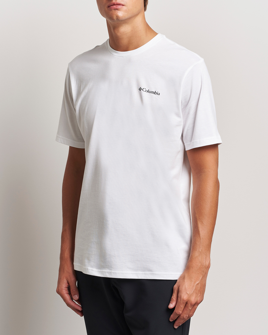 Heren | T-shirts | Columbia | Rockaway River Back T-Shirt White