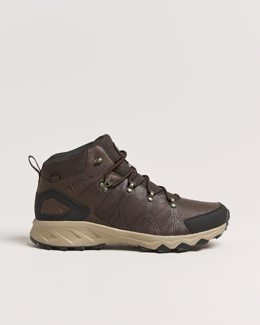 Heren | Columbia Peakfreak Mid Outdry Leather Sneaker Cordovan | Columbia | Peakfreak Mid Outdry Leather Sneaker Cordovan