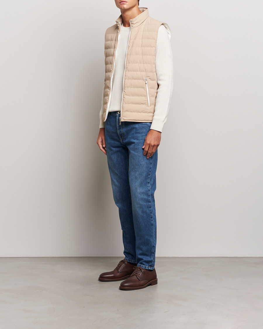 Heren | Jassen | Brunello Cucinelli | Nylon Gilet Sand