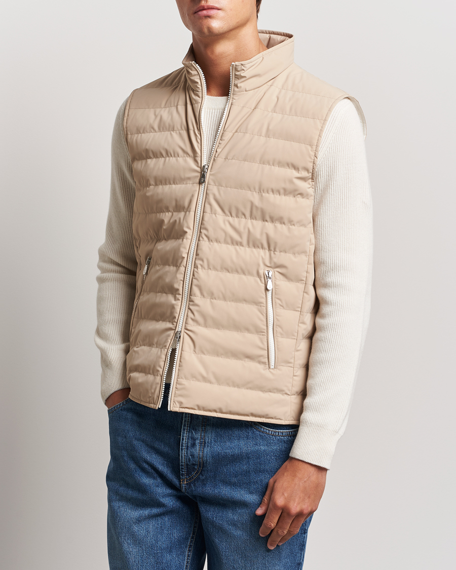 Heren | Jassen | Brunello Cucinelli | Nylon Gilet Sand