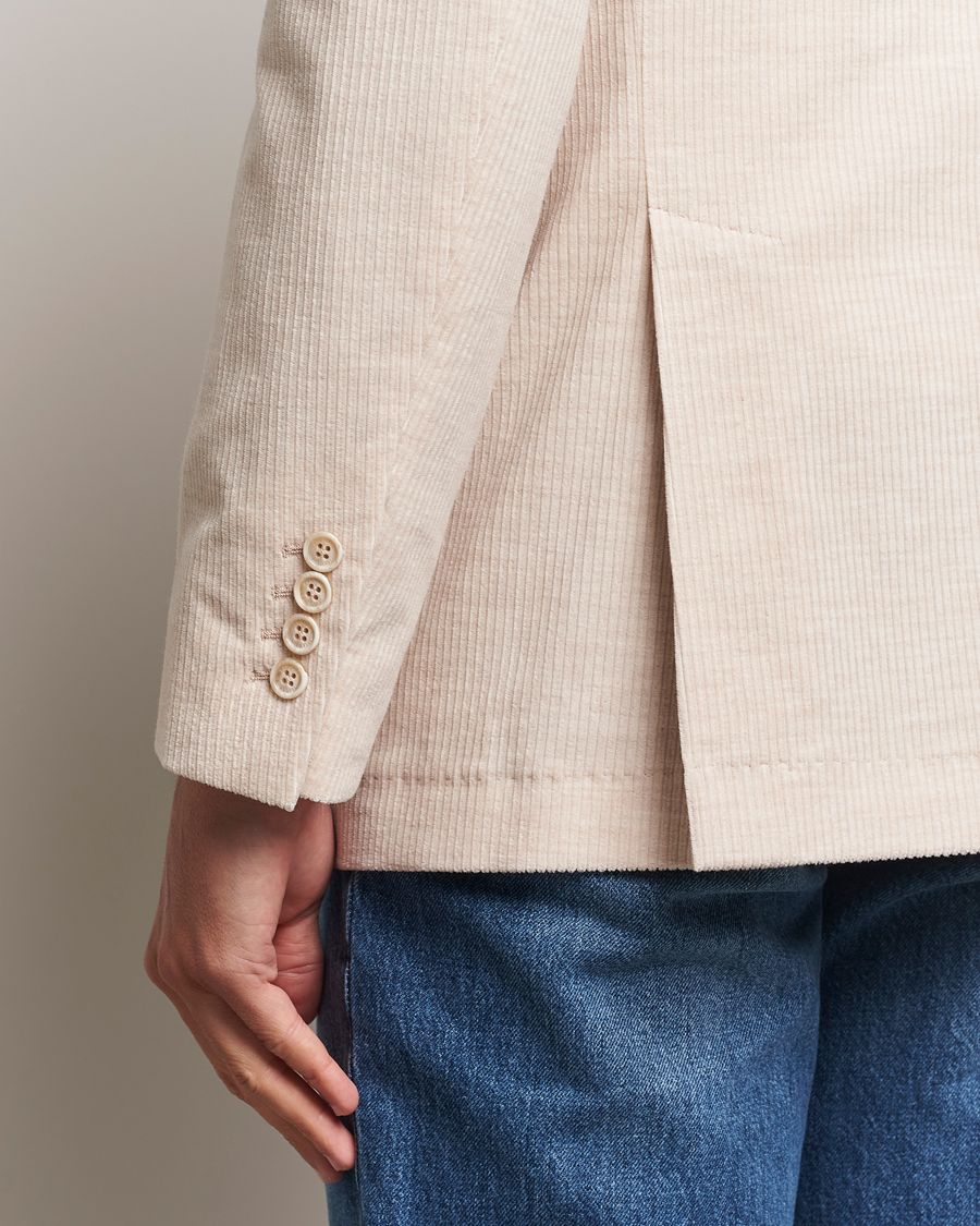 Heren | Blazers | Brunello Cucinelli | Double Breasted Cashmere Corduroy Blazer Sand