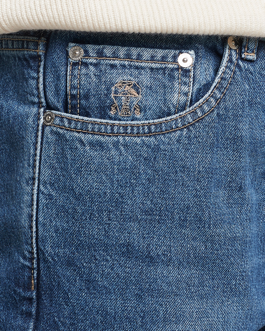 Heren | Jeans | Brunello Cucinelli | Traditional Fit Jeans Stone Wash