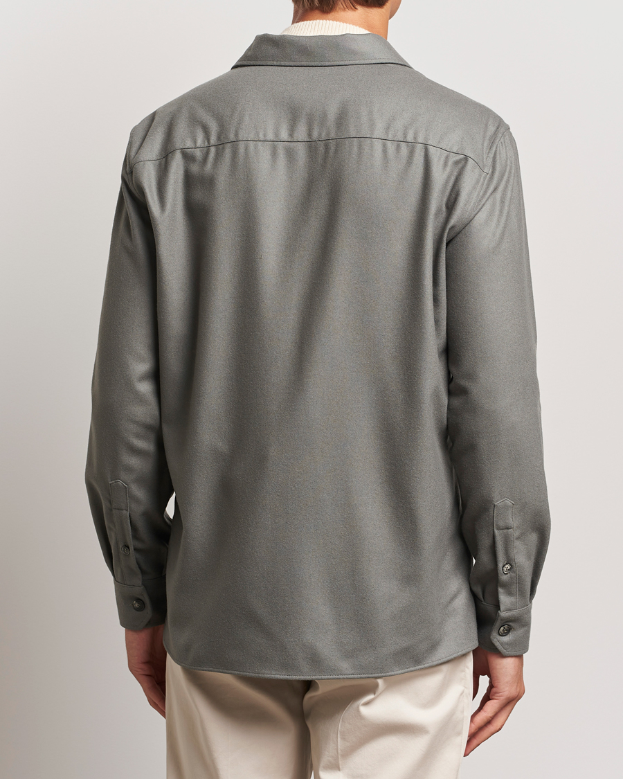 Heren | Overhemden | Brunello Cucinelli | Double Pocket Overshirt Olive
