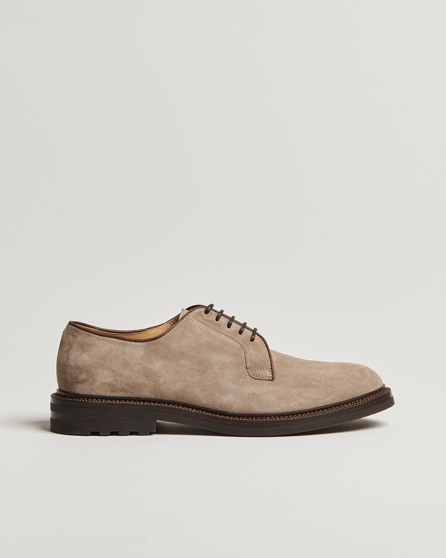 Heren | Brunello Cucinelli Plain Toe Derby Desert Suede | Brunello Cucinelli | Plain Toe Derby Desert Suede