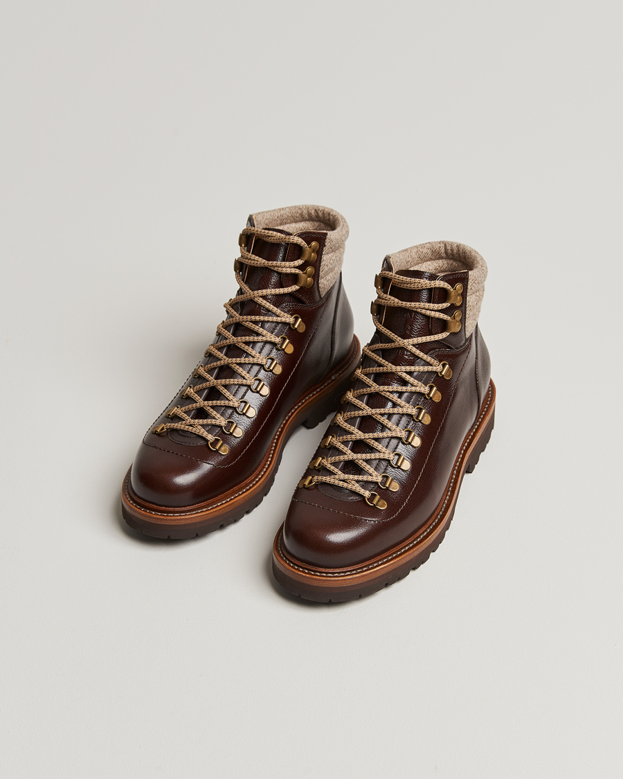 Heren | Brunello Cucinelli Winter Boots Dark Brown Calf | Brunello Cucinelli | Winter Boots Dark Brown Calf