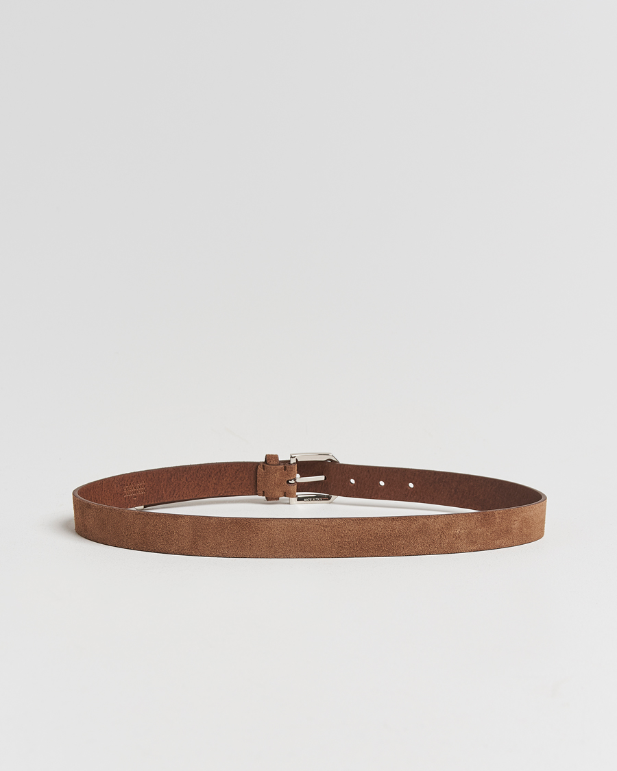 Heren | Brunello Cucinelli Suede Belt Brown | Brunello Cucinelli | Suede Belt Brown