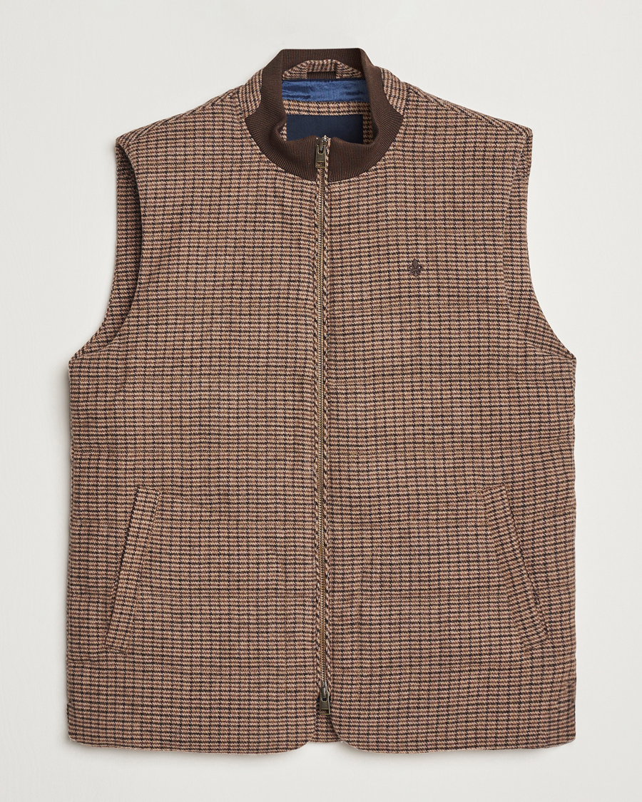 Heren | Jassen | Morris | Welch Wool Gilet Brown