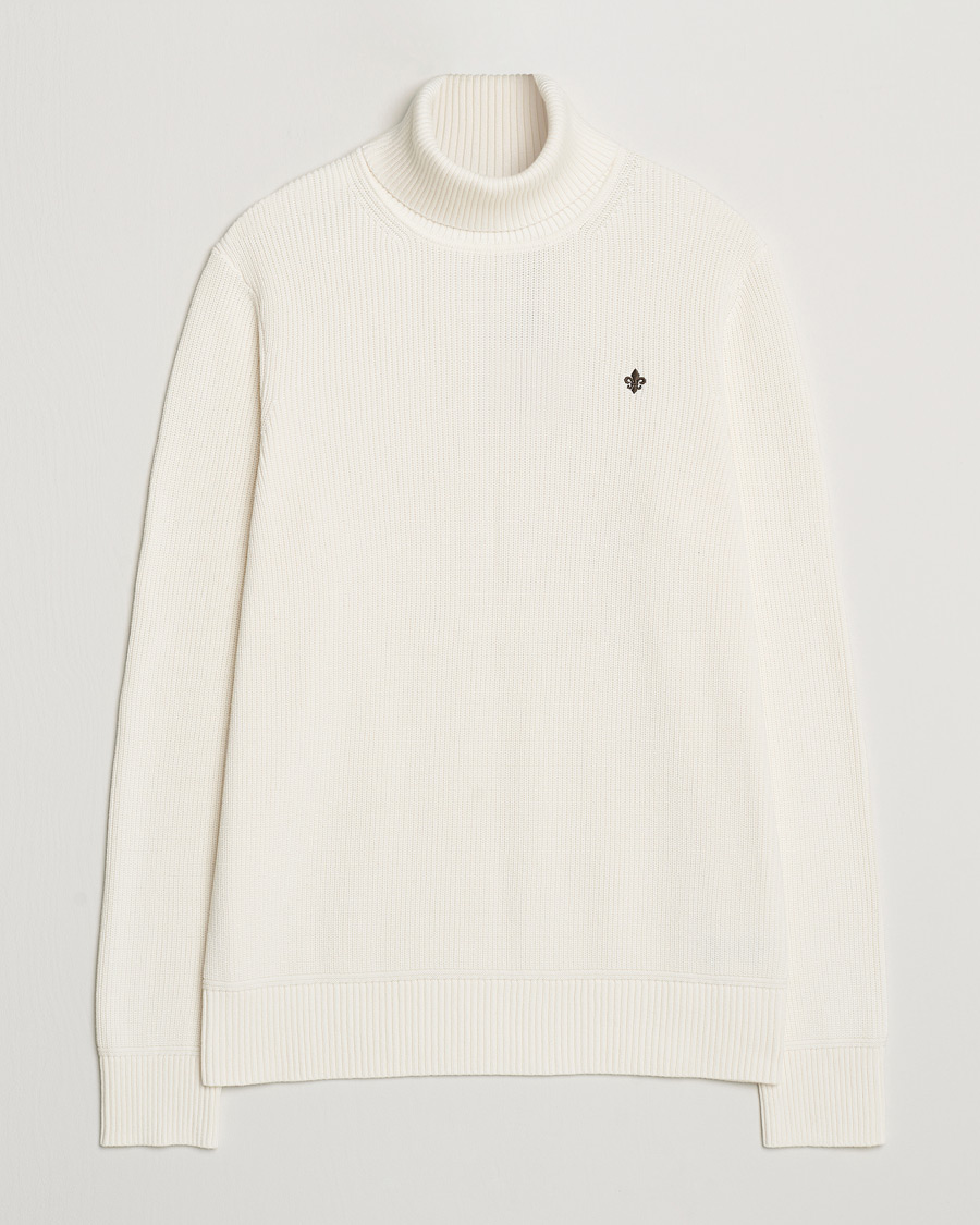 Heren | Truien | Morris | Bernard Cotton Rollneck White