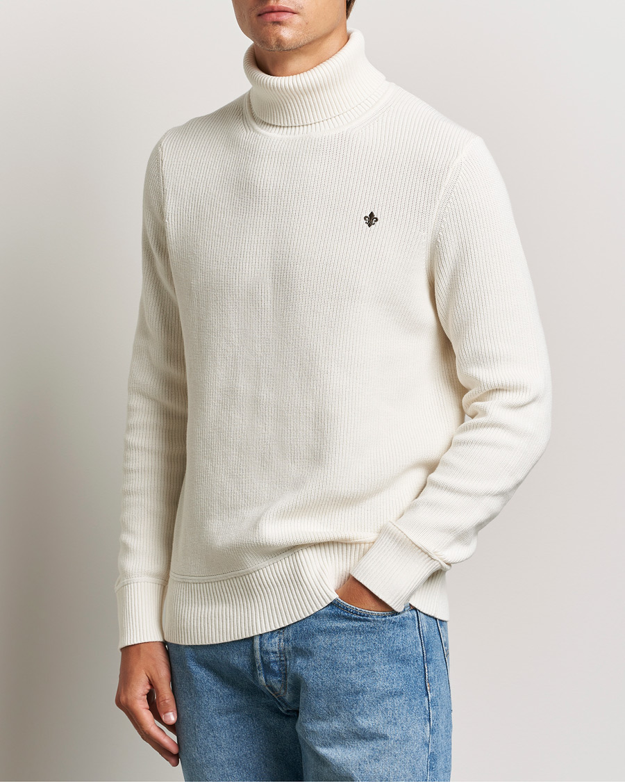 Heren | Truien | Morris | Bernard Cotton Rollneck White