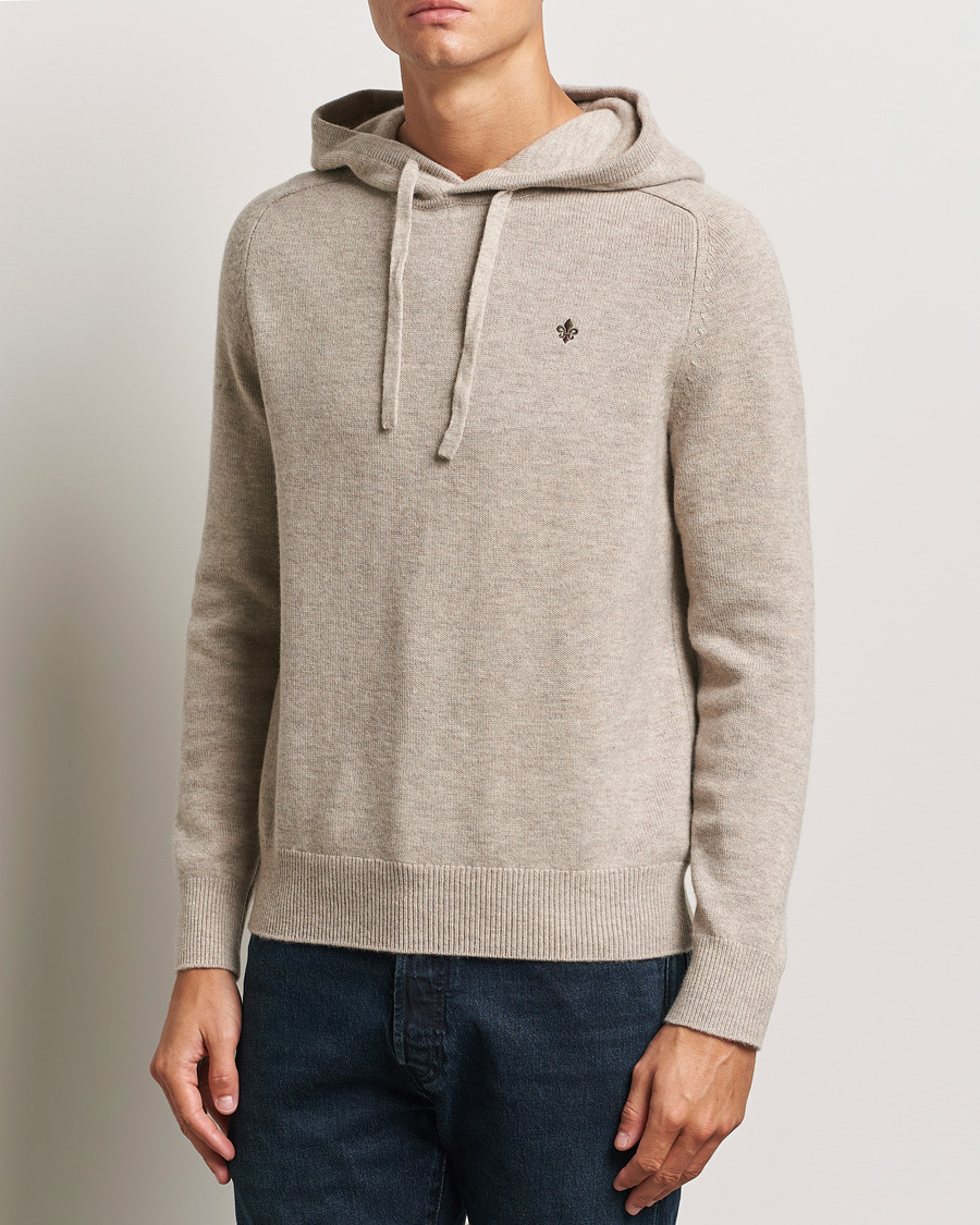Heren | Truien | Morris | Hertford Merino Hoodie Khaki