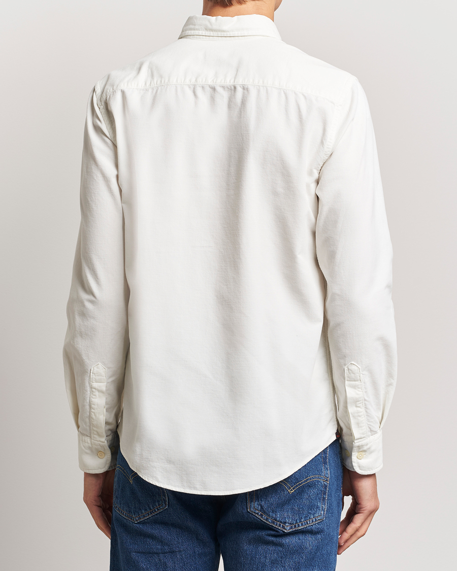 Heren | Overhemden | Morris | Douglas Corduroy Shirt Off White